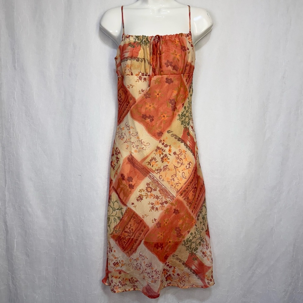 Vintage Forever 21 Floral Spaghetti Strap Dress size Small